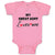 Baby Clothes My Great Aunt Loves Me Baby Bodysuits Boy & Girl Cotton