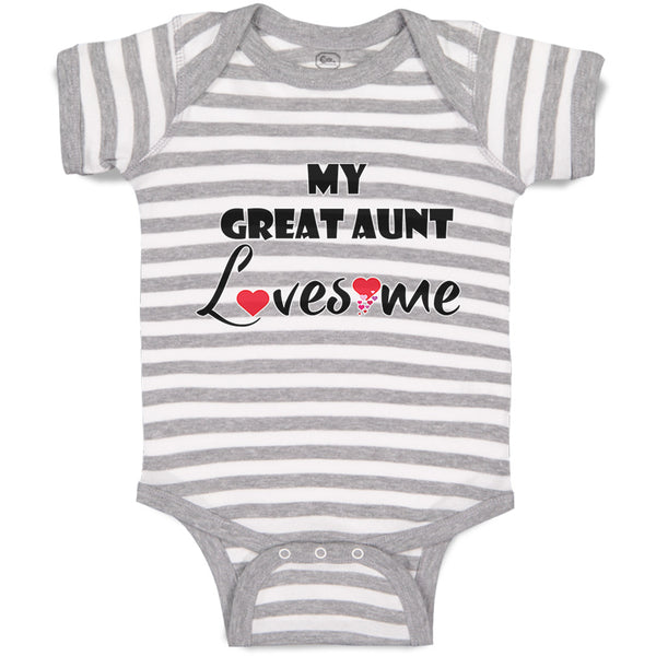 Baby Clothes My Great Aunt Loves Me Baby Bodysuits Boy & Girl Cotton