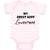 Baby Clothes My Great Aunt Loves Me Baby Bodysuits Boy & Girl Cotton