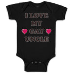 Baby Clothes I Love My Gay Uncle Baby Bodysuits Boy & Girl Cotton