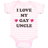 Baby Clothes I Love My Gay Uncle Baby Bodysuits Boy & Girl Cotton