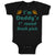 Baby Clothes I'M Daddy's 1 Round Draft Pick Football Dad Father's Day Cotton