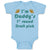 Baby Clothes I'M Daddy's 1 Round Draft Pick Football Dad Father's Day Cotton