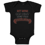 Baby Clothes My Mom Can Squat More than Your Mom Mothers Baby Bodysuits Cotton
