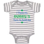 Baby Clothes I Think It's Bubbe's Turn to Hold Me Grandmother Grandma Cotton