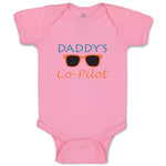 Baby Clothes Daddy's Co-Pilot Family & Friends Dad Baby Bodysuits Cotton