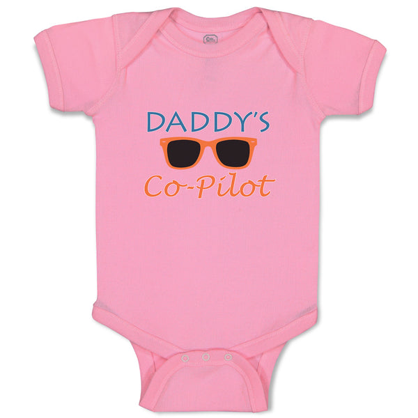 Baby Clothes Daddy's Co-Pilot Family & Friends Dad Baby Bodysuits Cotton