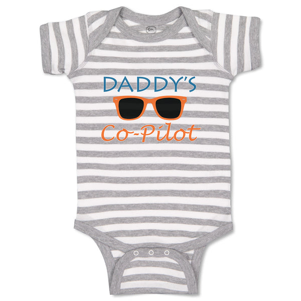 Baby Clothes Daddy's Co-Pilot Family & Friends Dad Baby Bodysuits Cotton