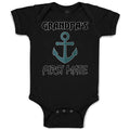 Baby Clothes Grandpa's First Mate Grandpa Grandfather Baby Bodysuits Cotton