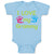 Baby Clothes I Love My Grammy Grandmother Grandma B Baby Bodysuits Cotton