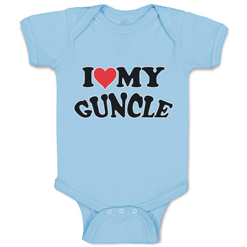Baby Clothes I Love My Guncle Baby Bodysuits Boy & Girl Newborn Clothes Cotton