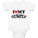 Baby Clothes I Love My Guncle Baby Bodysuits Boy & Girl Newborn Clothes Cotton