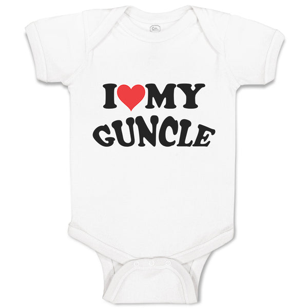 Baby Clothes I Love My Guncle Baby Bodysuits Boy & Girl Newborn Clothes Cotton