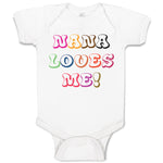 Baby Clothes Nana Loves Me! Baby Bodysuits Boy & Girl Newborn Clothes Cotton