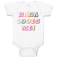 Baby Clothes Nana Loves Me! Baby Bodysuits Boy & Girl Newborn Clothes Cotton