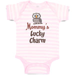 Baby Clothes Mommy's Lucky Charm Irish St Patrick's Irish Clover Style B Cotton
