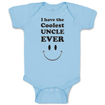 Baby Clothes I Have The Coolest Uncle Ever Baby Bodysuits Boy & Girl Cotton