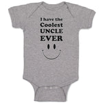 Baby Clothes I Have The Coolest Uncle Ever Baby Bodysuits Boy & Girl Cotton