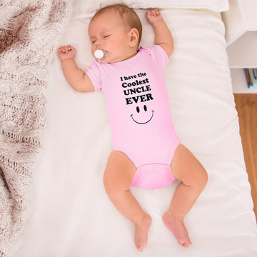 Baby Clothes I Have The Coolest Uncle Ever Baby Bodysuits Boy & Girl Cotton