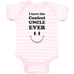 Baby Clothes I Have The Coolest Uncle Ever Baby Bodysuits Boy & Girl Cotton