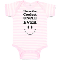 Baby Clothes I Have The Coolest Uncle Ever Baby Bodysuits Boy & Girl Cotton