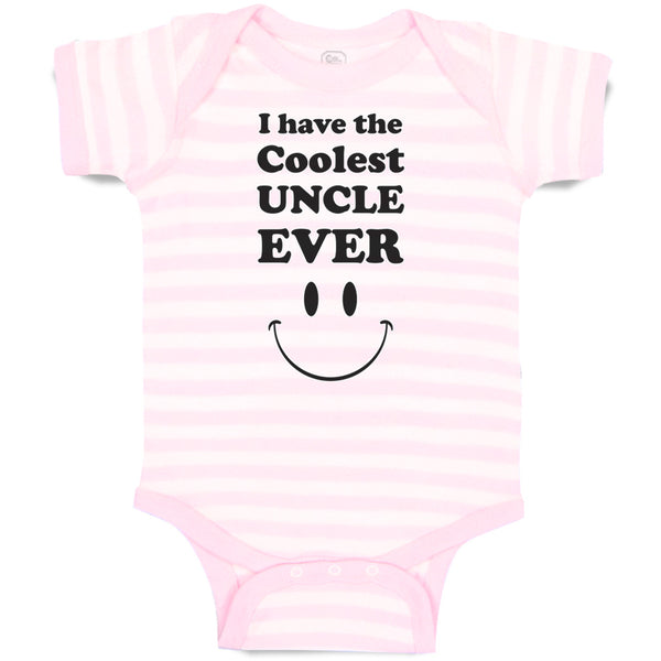 Baby Clothes I Have The Coolest Uncle Ever Baby Bodysuits Boy & Girl Cotton