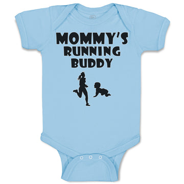 Baby Clothes Mommy's Running Buddy Baby Bodysuits Boy & Girl Cotton