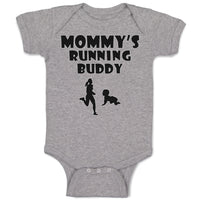 Baby Clothes Mommy's Running Buddy Baby Bodysuits Boy & Girl Cotton
