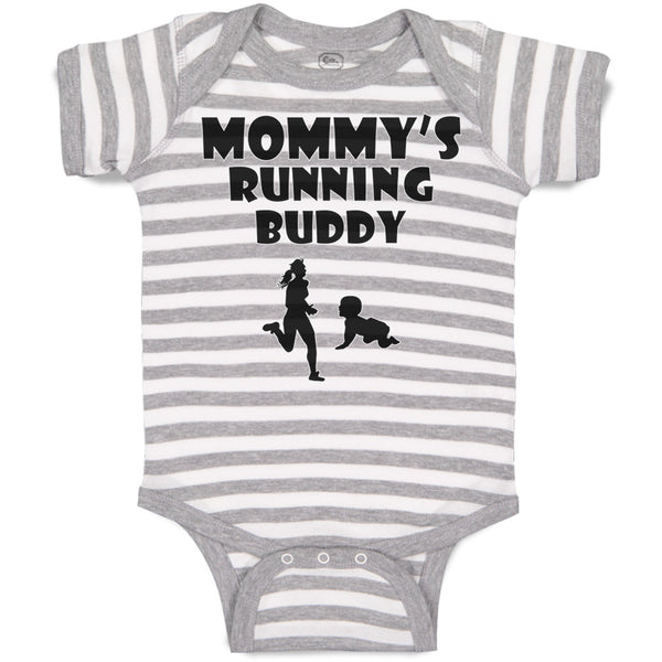 Baby Clothes Mommy's Running Buddy Baby Bodysuits Boy & Girl Cotton