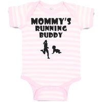 Baby Clothes Mommy's Running Buddy Baby Bodysuits Boy & Girl Cotton