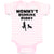 Baby Clothes Mommy's Running Buddy Baby Bodysuits Boy & Girl Cotton