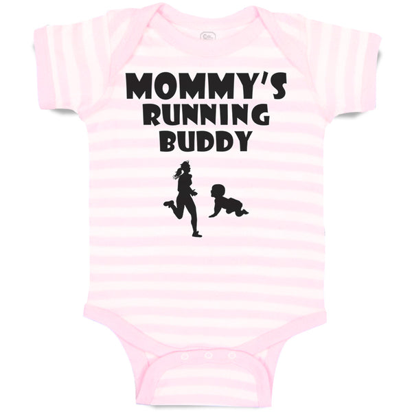 Baby Clothes Mommy's Running Buddy Baby Bodysuits Boy & Girl Cotton