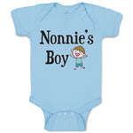 Baby Clothes Nonie's Boy Grandmother Grandma Baby Bodysuits Boy & Girl Cotton