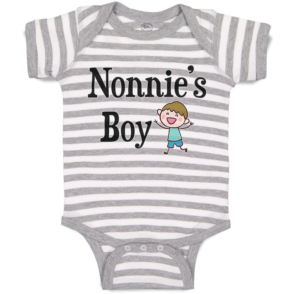 Baby Clothes Nonie's Boy Grandmother Grandma Baby Bodysuits Boy & Girl Cotton