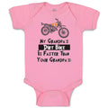 Baby Clothes My Grandpa's Dirt Bike Is Faster than Your Grandpa's! Cotton