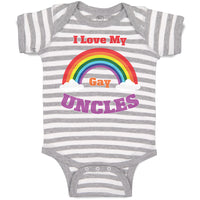 Baby Clothes I Love My Gay Uncles Baby Bodysuits Boy & Girl Cotton