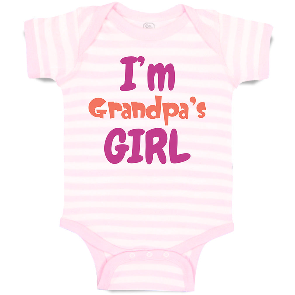 Baby Clothes I M Grandpa s Girl Grandmother Grandma Baby Bodysuits Cotton