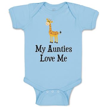Baby Clothes My Aunties Love Me Aunt Gay Lgbtq Baby Bodysuits Boy & Girl Cotton