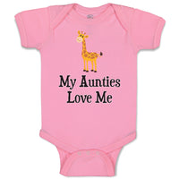 Baby Clothes My Aunties Love Me Aunt Gay Lgbtq Baby Bodysuits Boy & Girl Cotton