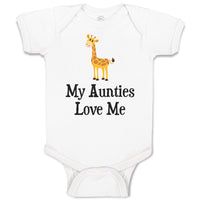 Baby Clothes My Aunties Love Me Aunt Gay Lgbtq Baby Bodysuits Boy & Girl Cotton