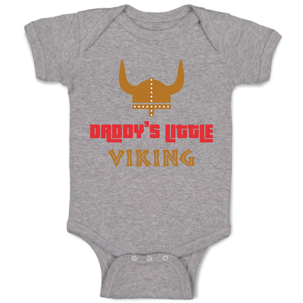 Baby Clothes Daddy's Little Viking Valhalla Dad Father's Day Baby Bodysuits