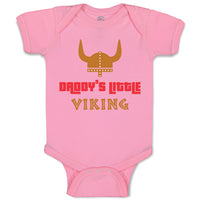 Baby Clothes Daddy's Little Viking Valhalla Dad Father's Day Baby Bodysuits