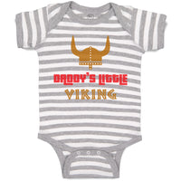 Baby Clothes Daddy's Little Viking Valhalla Dad Father's Day Baby Bodysuits