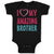 Baby Clothes I Love My Amazing Brother Baby Bodysuits Boy & Girl Cotton