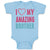 Baby Clothes I Love My Amazing Brother Baby Bodysuits Boy & Girl Cotton