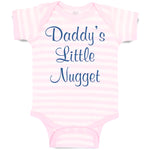 Baby Clothes Daddy's Little Nugget Dad Father's Day Baby Bodysuits Cotton