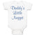 Baby Clothes Daddy's Little Nugget Dad Father's Day Baby Bodysuits Cotton