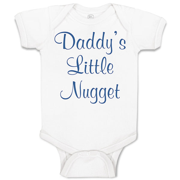 Baby Clothes Daddy's Little Nugget Dad Father's Day Baby Bodysuits Cotton