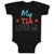 Baby Clothes My Tia Loves Me Baby Bodysuits Boy & Girl Newborn Clothes Cotton