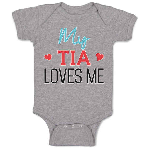 Baby Clothes My Tia Loves Me Baby Bodysuits Boy & Girl Newborn Clothes Cotton